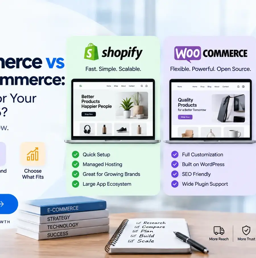Shopify vs WooCommerce vs Custom E-Commerce Website: Which Is Right for Your Business in 2026?
